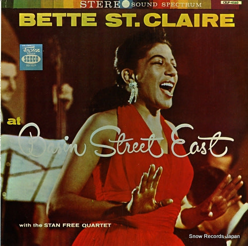 ST. CLAIRE, BETTE at basin street east CELP-4560 / FSR-553