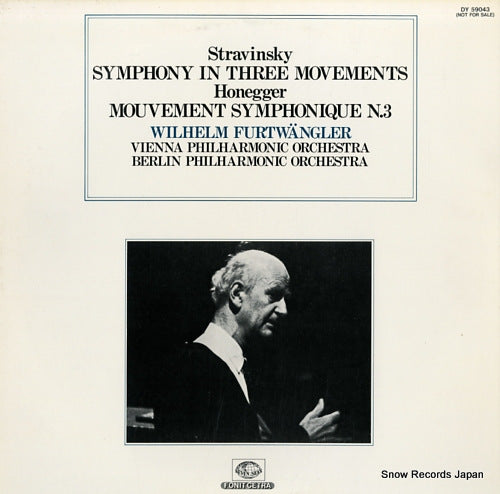 FURTWANGLER, WILHELM stravinsky; symphony in three movements DY59043