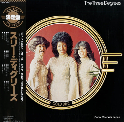 THREE DEGREES, THE gold disc 26AP1307