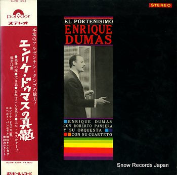 DUMAS, ENRIQUE el portenisimo SLPM-1294