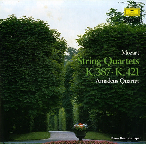 AMADEUS QUARTET mozart; string quartets k.387 & k.421 20MG0380