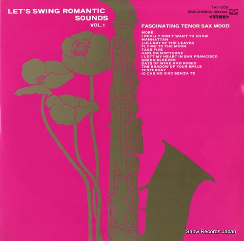 MATSUMOTO, HIDEHIKO fascinating tenor sax mood TWS-1009