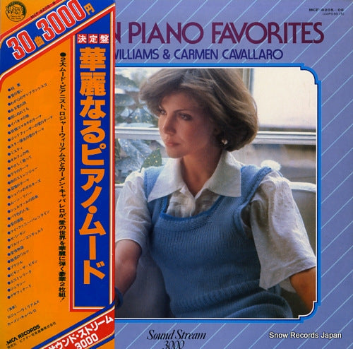 WILLIAMS, ROGER, AND, CARMEN CAVALLARO golden piano favorites MCF-8205-6