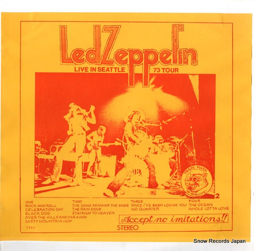 LED ZEPPELIN live in seattle 73 tour 2964