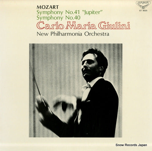 GIULINI, CARLO MARIA mozart; symphony no.41 "jupiter" & no.40 GT9025