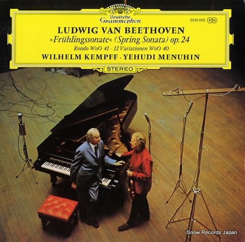 KEMPFF, WILHELM / YEHUDI MANUHIN beethoven; "fruhlingssonate" (spring sonata) op.24 2530205