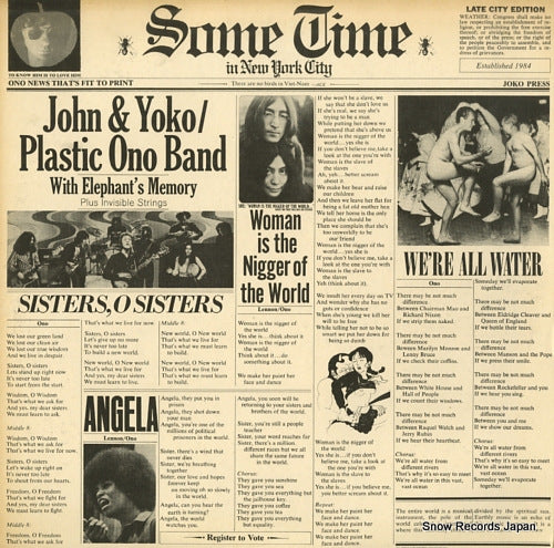 LENNON, JOHN some time in new york city SVBB3392