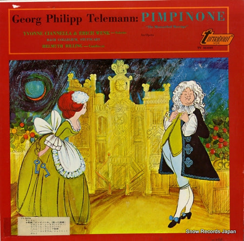 RILLING, HELMUTH telemann; pimpinone or "the mismatched marriage" TV34124S