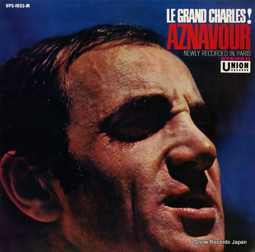 AZNAVOUR, CHARLES le grand charles aznavour! charles aznavour UPS-1033-M