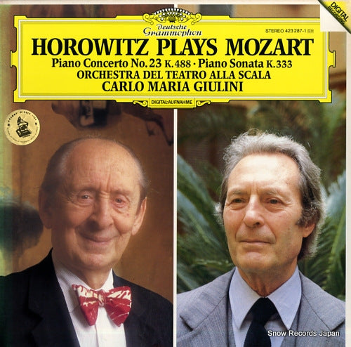 HOROWITZ, VLADIMIR horowitz plays mozart 423287-1