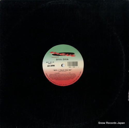 DIVA DIVA boy, i told you so MOV-901