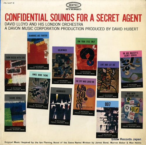 LLOYD, DAVID, AND HIS LONDON ORCHESTRA confidential sounds for a secret agent PS-1227-E