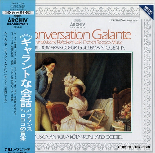 MUSICA AUTIQUA KOLN conversation galante / french rococo music 28MA0036