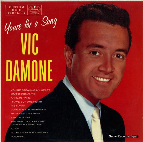 DAMONE, VIC yours for a song MG20163