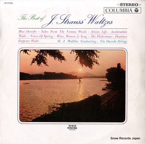 WALTHER, HANS-JURGEN the best of johann strauss' waltzes JS-13-ML