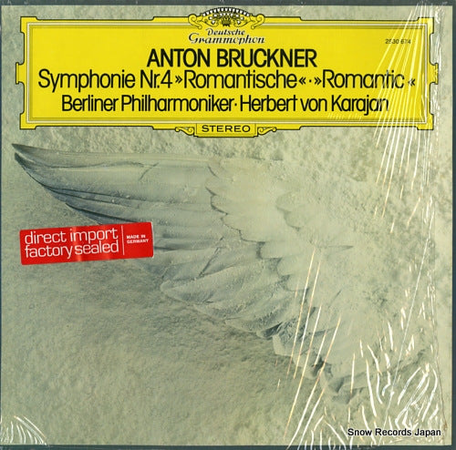 KARAJAN, HERBERT VON bruckner; symphonie nr.4 "romantische" 2530674