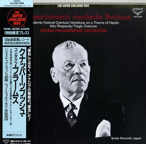 KNAPPERTSBUSCH, HANS knappertsbusch conducts brahms KIJC9200