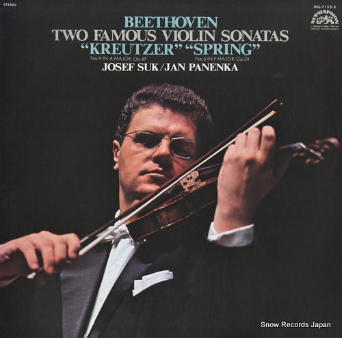 SUK, JOSEF / JAN PANENKA beethoven; two famous violin sonatas "kreutzer" "spring" OQ-7152-S