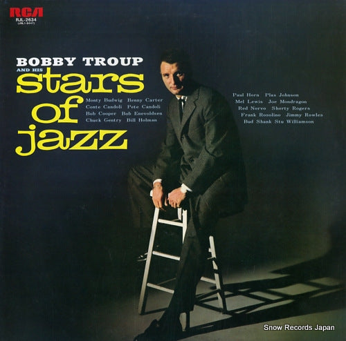 TROUP, BOBBY bobby troup and his stars of jazz RJL-2634