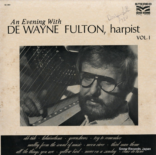 FULTON, DE WAYNE an evening with de wayne fulton, harpist vol.1 SS-1001
