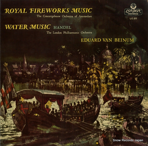 BEINUM, EDUARD VAN hadel; the water music-suite LC20