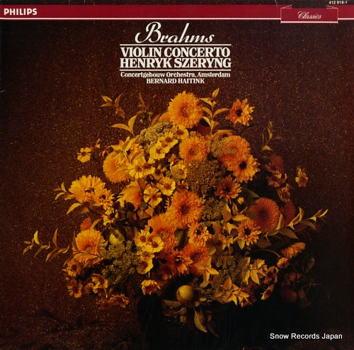 SZERYNG, HENRYK brahms; violin concerto 412919-1