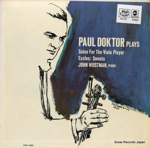 DOKTOR, PAUL solos for the viola player MS-836