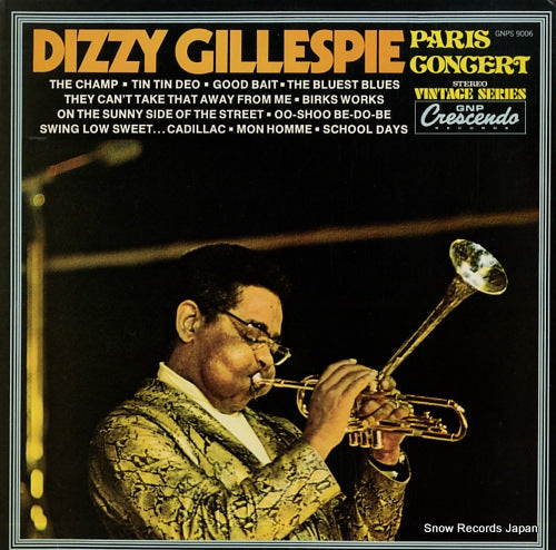GILLESPIE, DIZZY paris concert GNPS9006