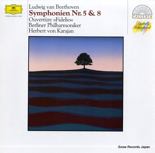 KARAJAN, HERBERT VON beethoven; symphonien nr.5 & 8 / ouverture "fidelio" 419051-1