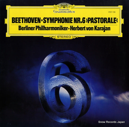 KARAJAN, HERBERT VON beethoven; symphonie nr.6 "pastorale" 2531106