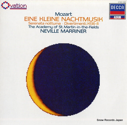 MARRINER, NEVILLE mozart; eine kleine nachtmusik / serenata notturna / divertimenti, k136-8 417460-1