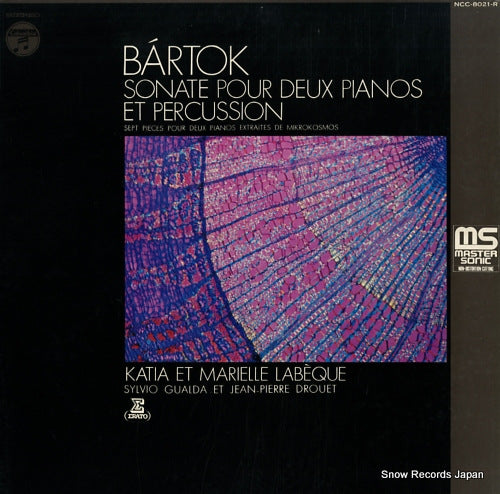 LABEQUE, KATIA AND MARIELLE bartok; sonate pour deux pianos et percussion NCC-8021-R