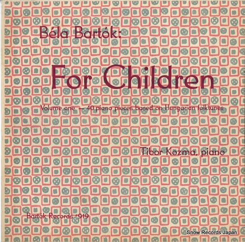 BARTOK, BELA for children, vol.1 BR919