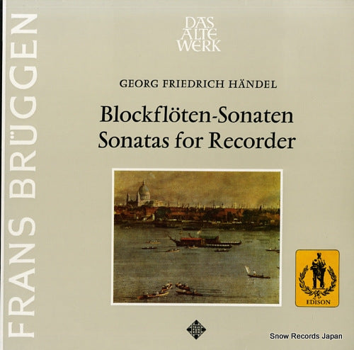 BRUGGEN, FRANS handel; sechs sonaten fur vlockflote und basso continuo 6.41044