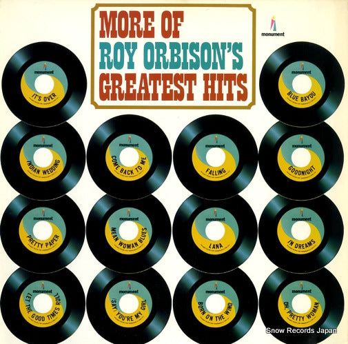 ORBISON, ROY more of roy orbison's greatest hits vol.2 23AP2243