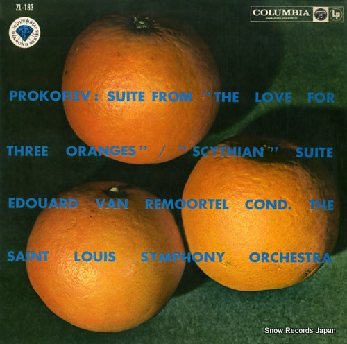 REMOORTEL, EDUARD VAN prokofiev; suite from "the love for three oranges" / "scythian" suite ZL-183