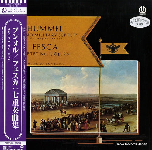 CON BASSO, COLLEGIUM hummel; grand military septet / fesca; septet no.a, op.26 H-5037V