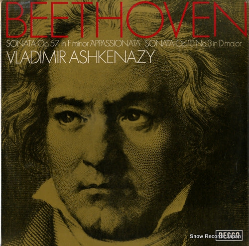 ASHKENAZY, VLADIMIR beethoven; sonata op.57 in f minor "appassionata" SXL6603