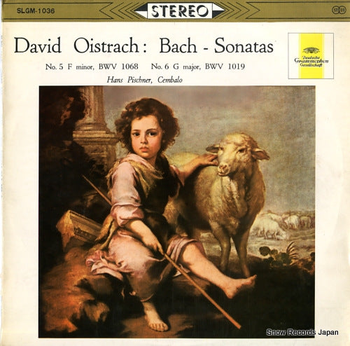 OISTRACH, DAVID bach; sonatas no.5 f minor, no.6 g major SLGM-1036