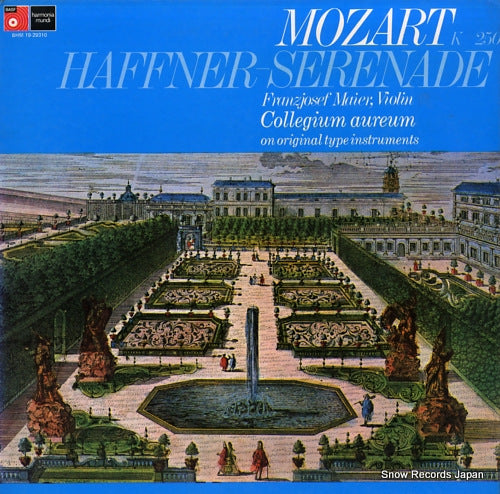 MAIER, FRANZJOSEF mozart; haffner serenade in d major k250 BHM19-29310