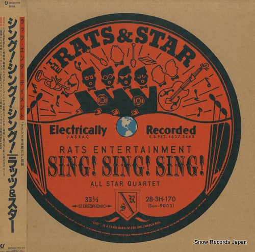 RATS AND STAR, THE sing! sing! sing! 28.3H-170