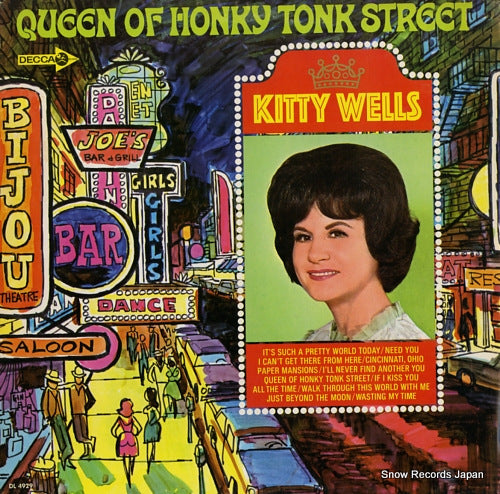 WELLS, KITTY queen of honky tonk street DL4929