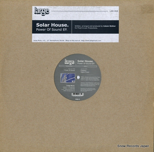 SOLAR HOUSE power of sound ep LAR-068