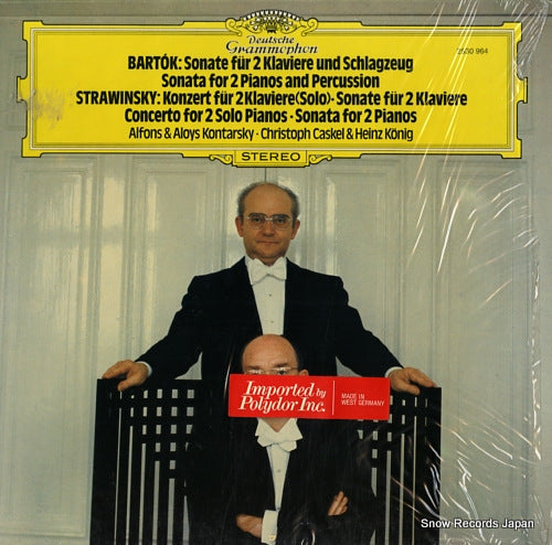 KONTARSKY, ALFONS AND ALOYS bartok; sonata for 2 pianos and percussion 2530964