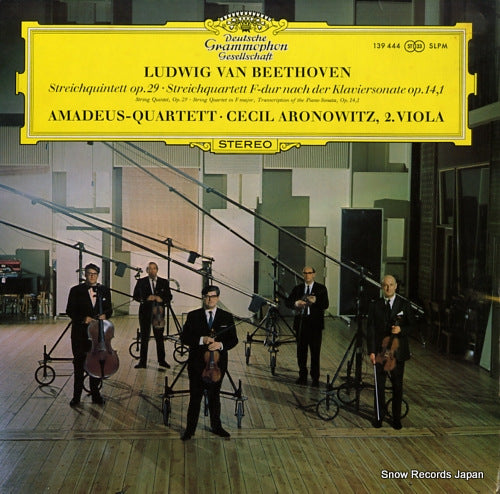 AMADEUS QUARTETT beethoven; streichquintett c-dur op.29 & f-dur 139444SLPM
