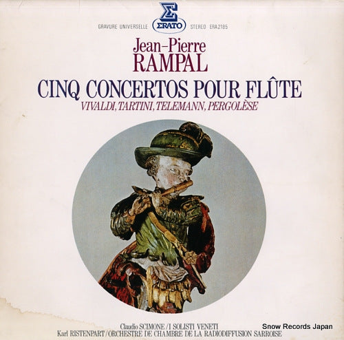 RAMPAL, JEAN-PIERRE cinq concertos pour flute ERA2185