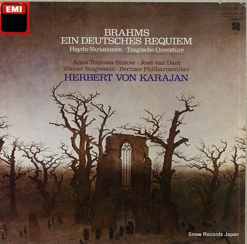 KARAJAN, HERBERT VON brahms; ein deutsches requiem 1C157-02850/51Q