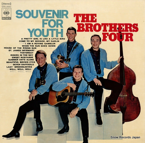 BROTHERS FOUR, THE souvenir for youth SONX60007