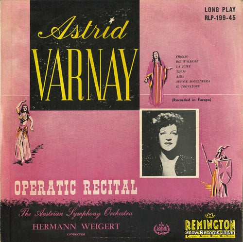 VARNAY, ASTRID operatic recital RLP-199-45