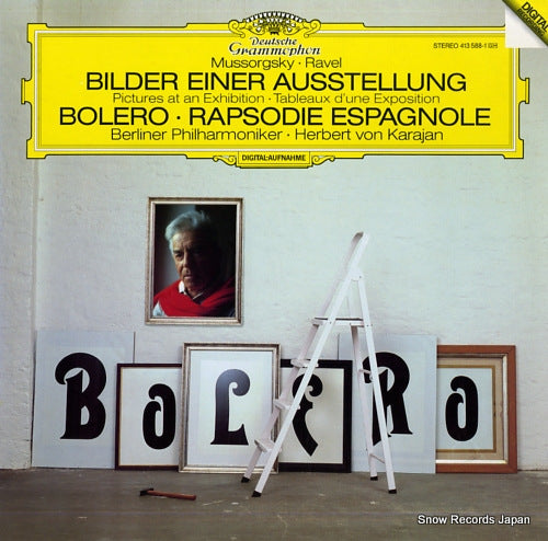 KARAJAN, HERBERT VON mussorgsky; bilder einer ausstellung 413588-1